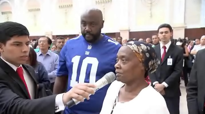 Imagem de capa - Mulher diagnosticada com câncer no pulmão é curada durante o Ritual Sagrado